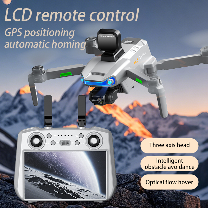 Drone Camera With Gimbal - AE3 PRO Max ใหม่ LCD SC