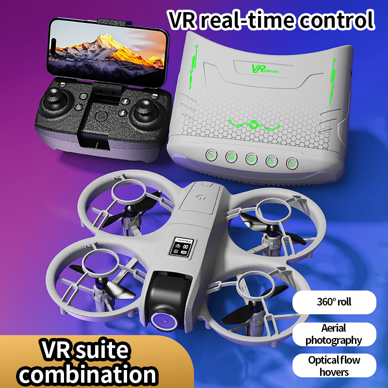 Drone Camera With Gimbal - โดรน X228 VR FPV กล้องคู่ HD
