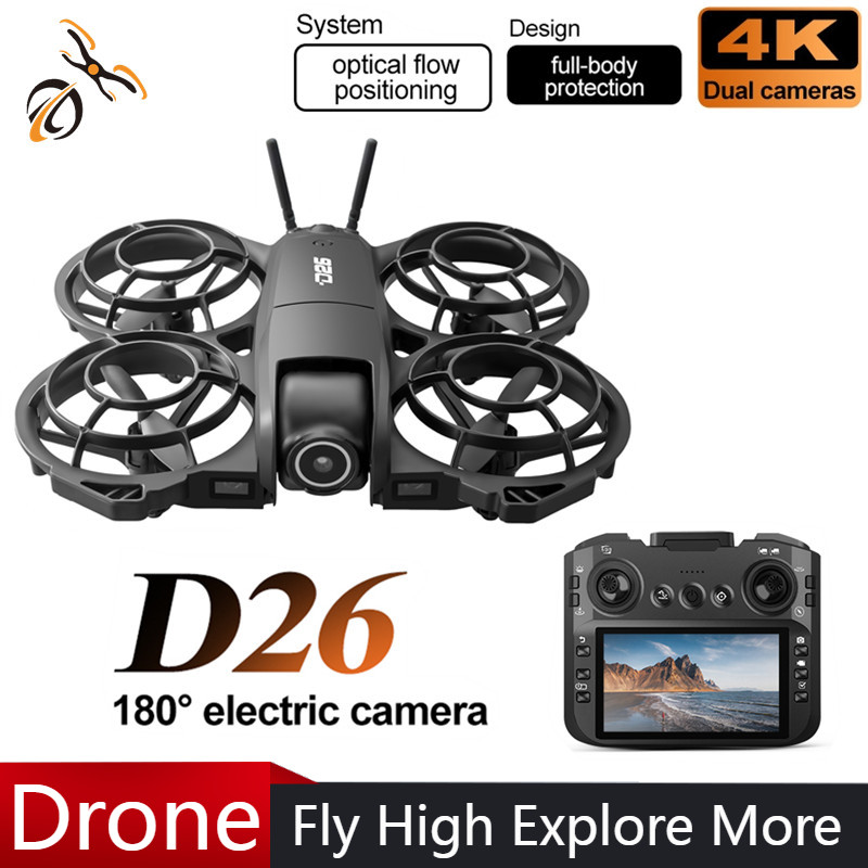 โดรน D26 4K ถ่ายภาพทางอากาศ HD - Drone Camera With Gimbal บทวิจารณ์และราคา