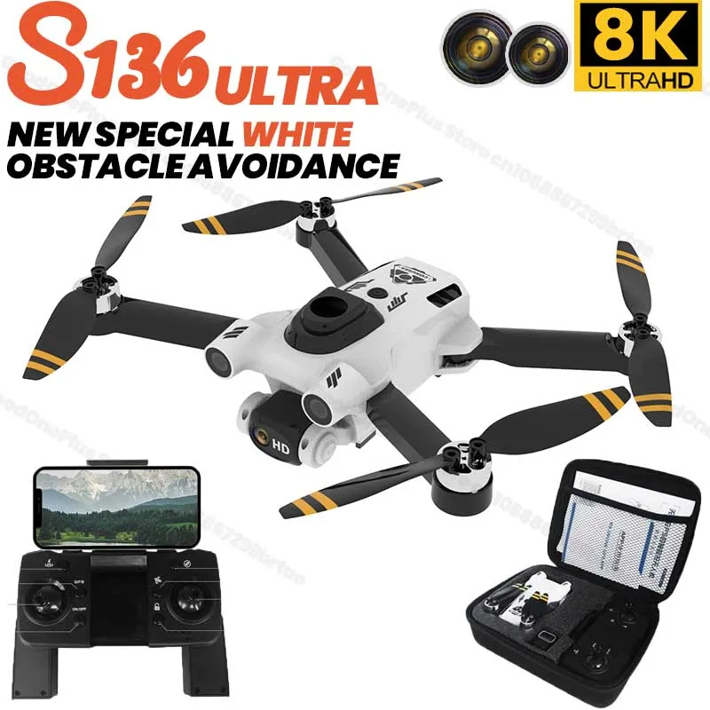 โดรน S136 Pro Ultra Rc โดรน 8K - Drone Camera Professional บทวิจารณ์และราคา